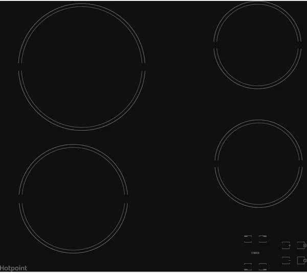 HOTPOINT HR 651 C H 58 cm Electric Ceramic Hob - Black