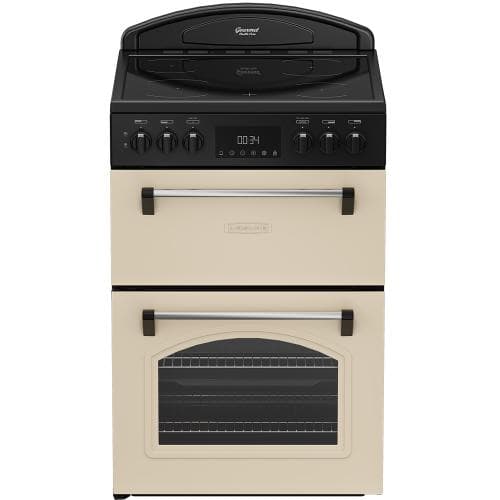 LEISURE            60CM ELECTRIC RANGE STYLE COOKER WITH TWO OVENS - CREAM