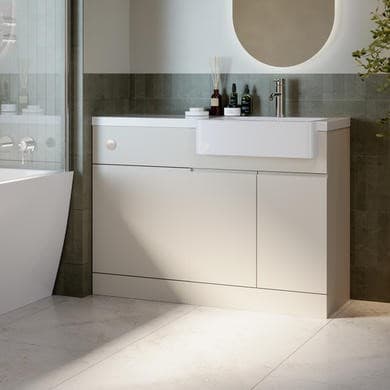 Bali 1100mm Toilet and Sink Unit Right Hand Unit & Basin Only