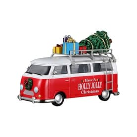 Christmas Van Figurine
