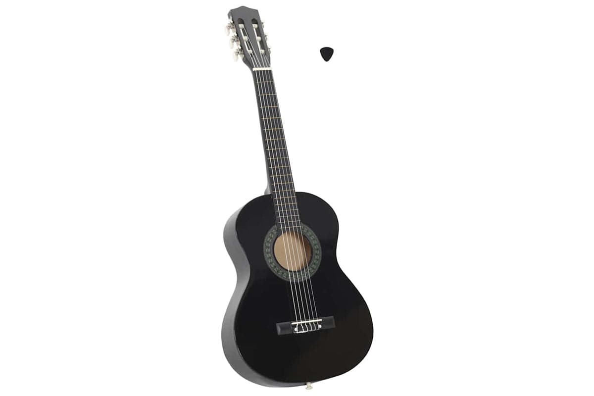 vidaXL 70126 Classical Guitar For Beginner And Kids Black 1/2 34"