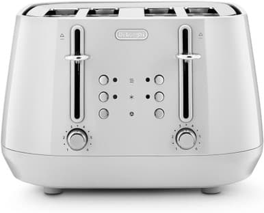DeLonghi Eclettica 4 Slice Toaster - White | CTY4003.W