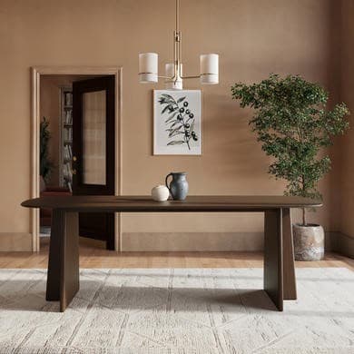 Walnut Dining Table - Seats 6 - Noor