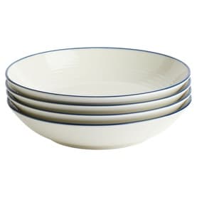 Maze Denim Line Pasta Bowl 24cm, Set of Four