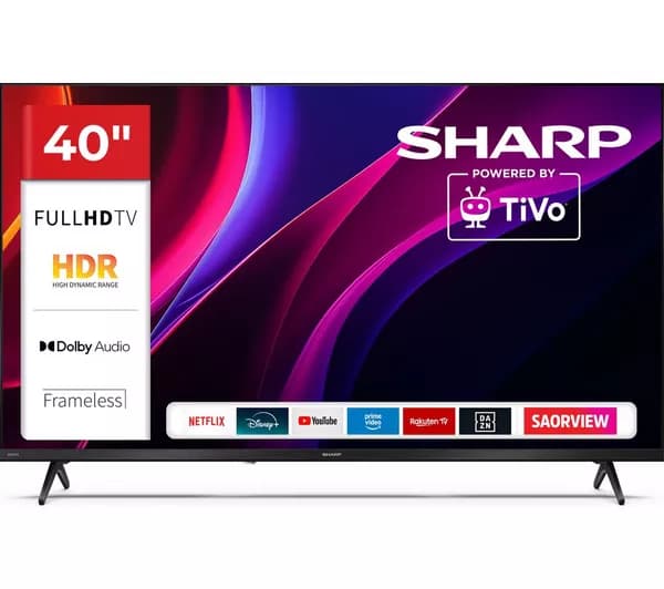 SHARP 2T-C40HE2245IB 40" Smart Full HD HDR LED TV