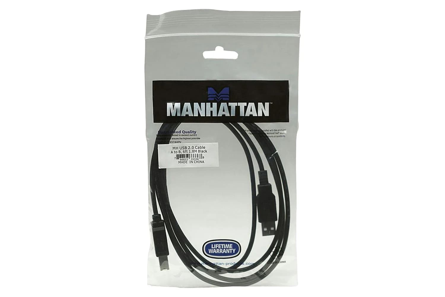 Manhattan USB A-B Cable | 1.8m