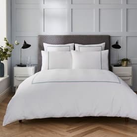 400 Thread Count Triple Row Cord Green on White