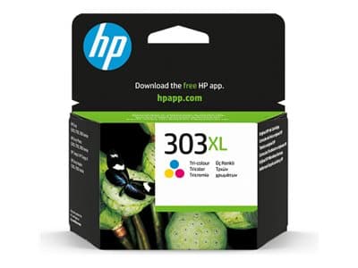 HP - 303XL - 10 ml - High Yield - colour (cyan, magenta, yellow) - original - ink cartridge - for ENVY Photo 7134, Photo 7230, Photo 7231, Photo 7234, Photo 7930, Photo 7931, Photo 7934