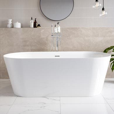 Freestanding Double Ended Bath 1650 x 740mm - Riley