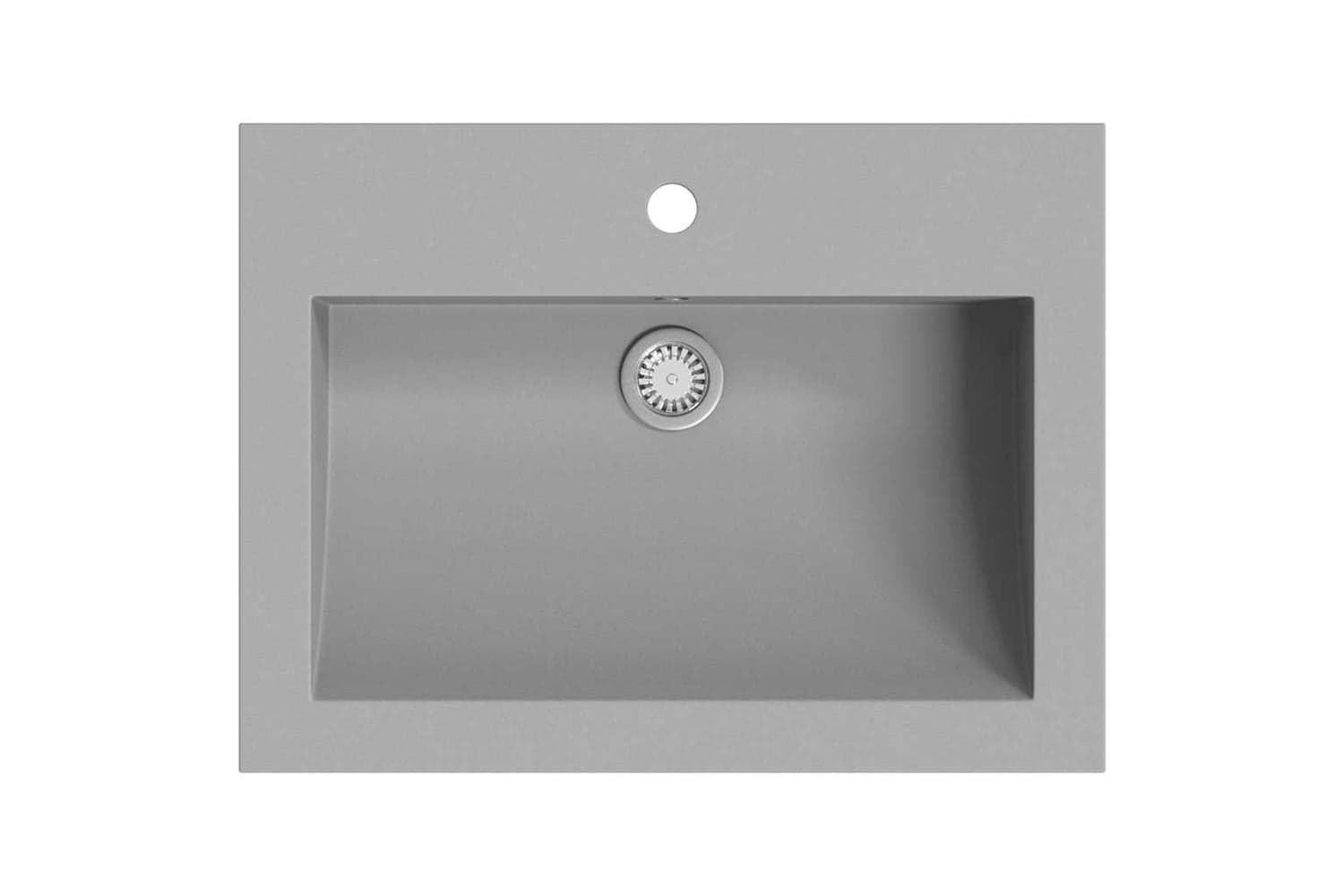 vidaXL 142963 Granite Basin 600x450x120mm Grey