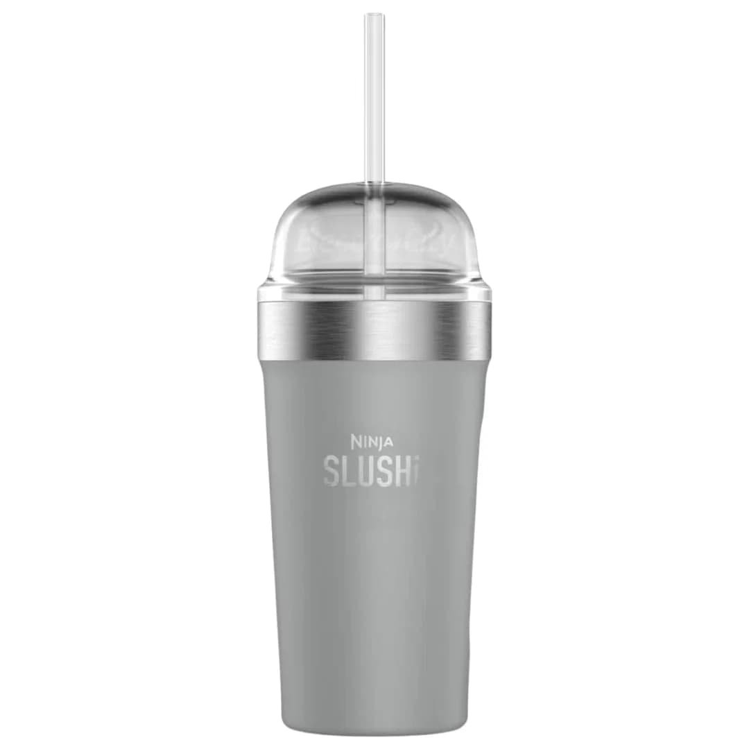 Ninja SLUSHi Insulated Bubble Cup with Lid &amp; Straw | Grey
