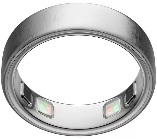 OURA Ring 5 – Brushed Silver, Size 11