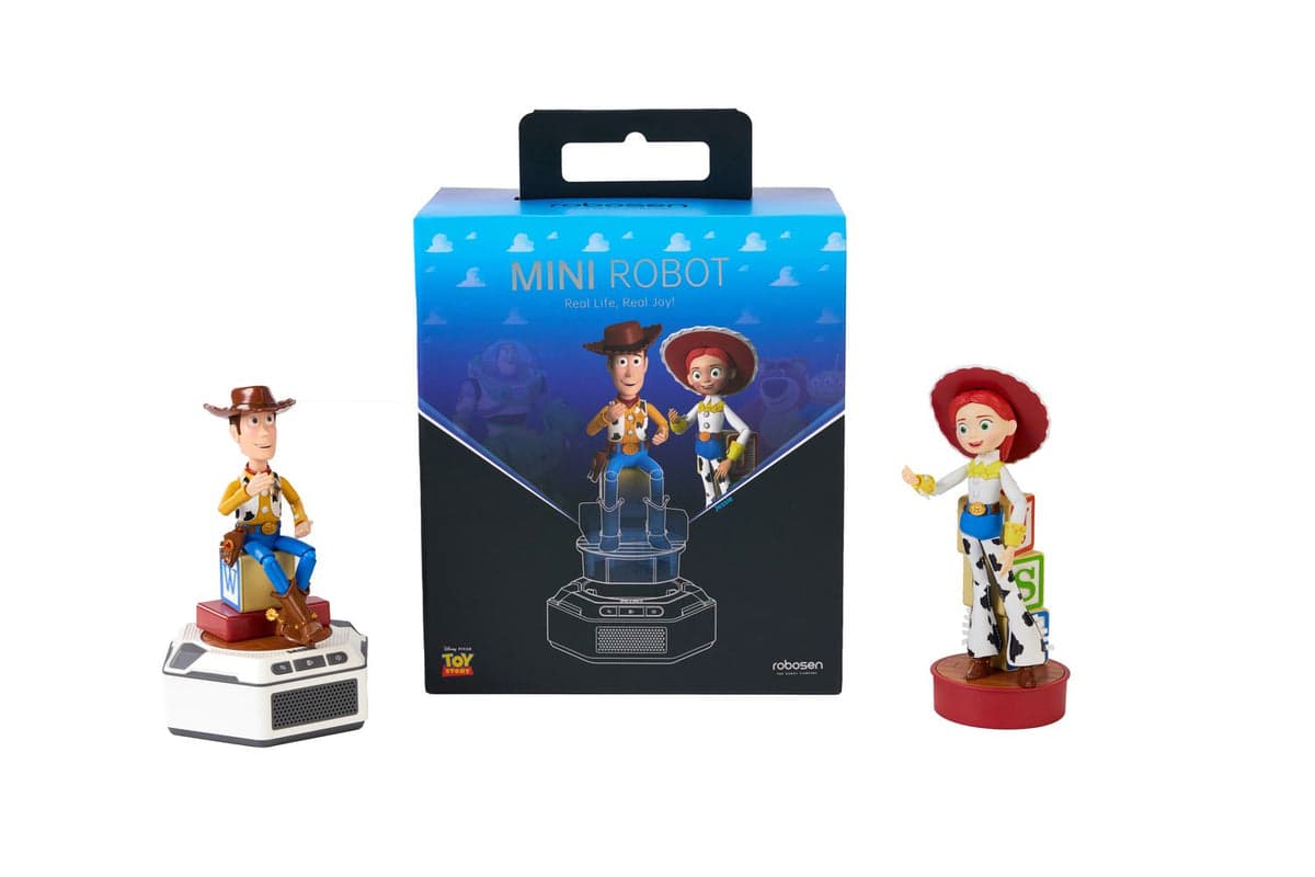 Robosen Mini Robot Toy Story Set Woody And Jessie | Interactive Programmable Robots | Kids Toy
