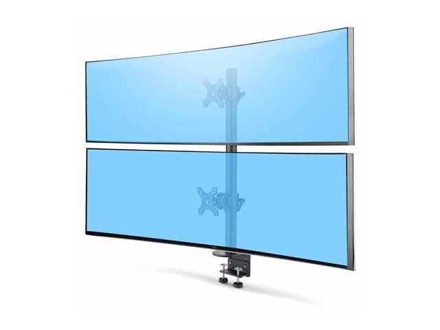 Startech Desk Mount For 2x Vertically Stacked Monitors, Dual 49", TAA mounting kit