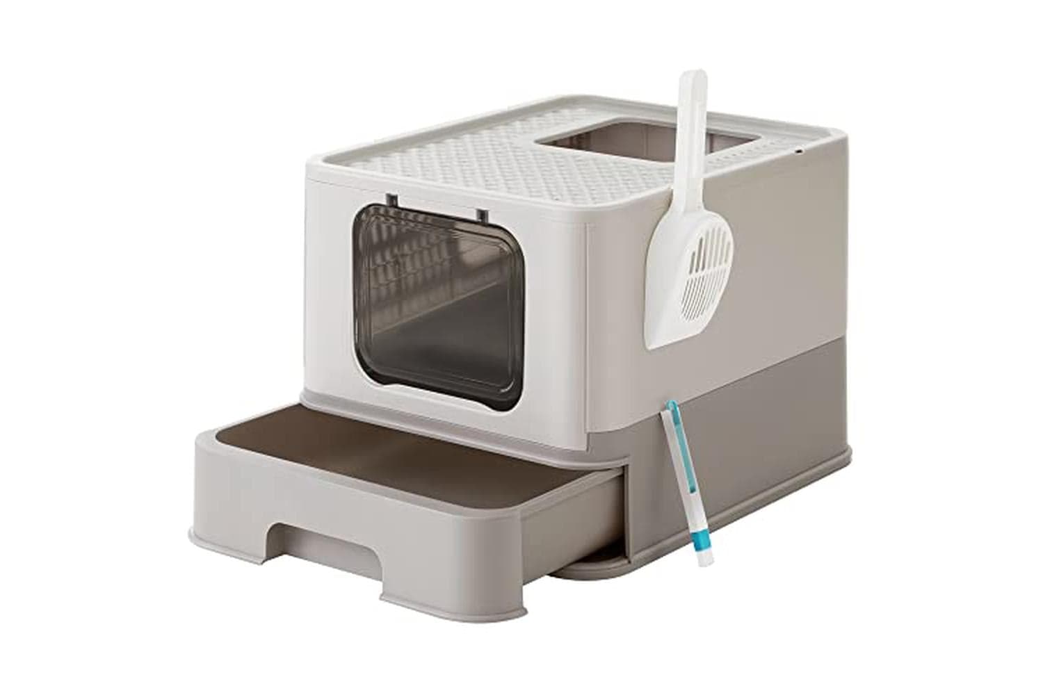 Feandrea Ppt001g01 - Foldable Pull-out Cat Litter Box
