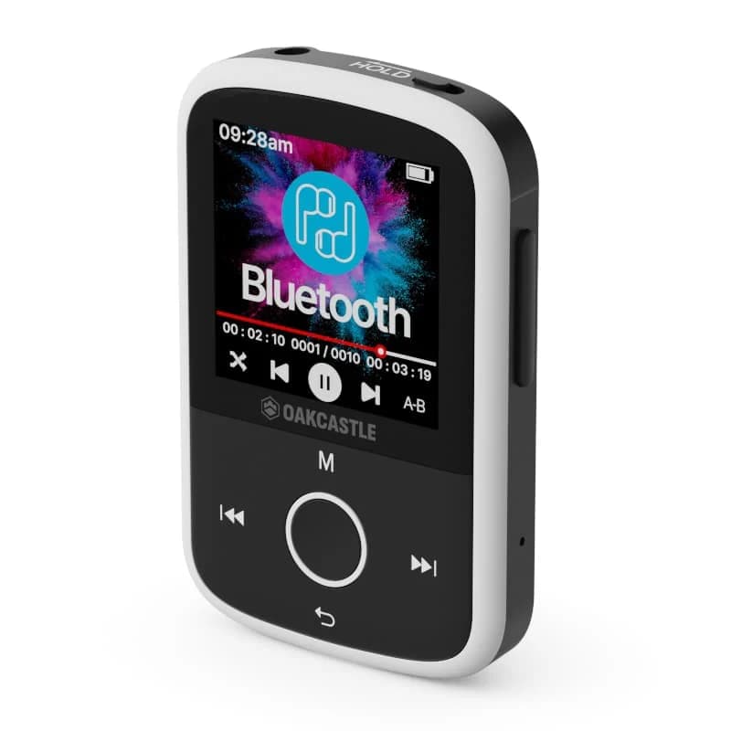 Oakcastle MP250 16GB Bluetooth MP3 Player, Black | 1000003152