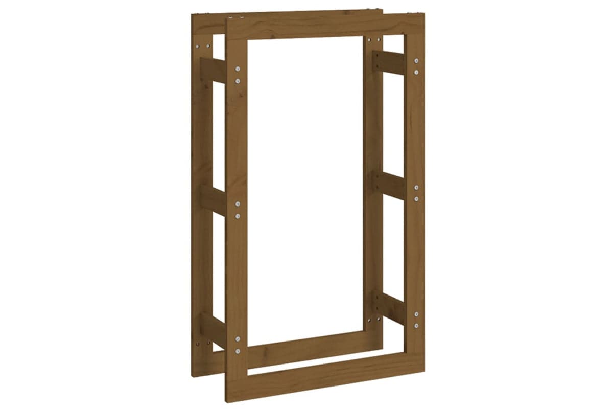 vidaXL 822415 Firewood Rack Honey Brown 60x25x100cm Solid Wood Pine