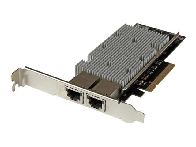 STARTECH.COM - Startech 2-Port 10Gb PCIe NIC with Native Link Aggregation - 10Gbase-t Ethernet Card - 100/1000/10000 Mbps LAN Card (ST20000SPEXI) - network adapter - PCIe 2.0 x8 - 10Gb Ethernet x 2