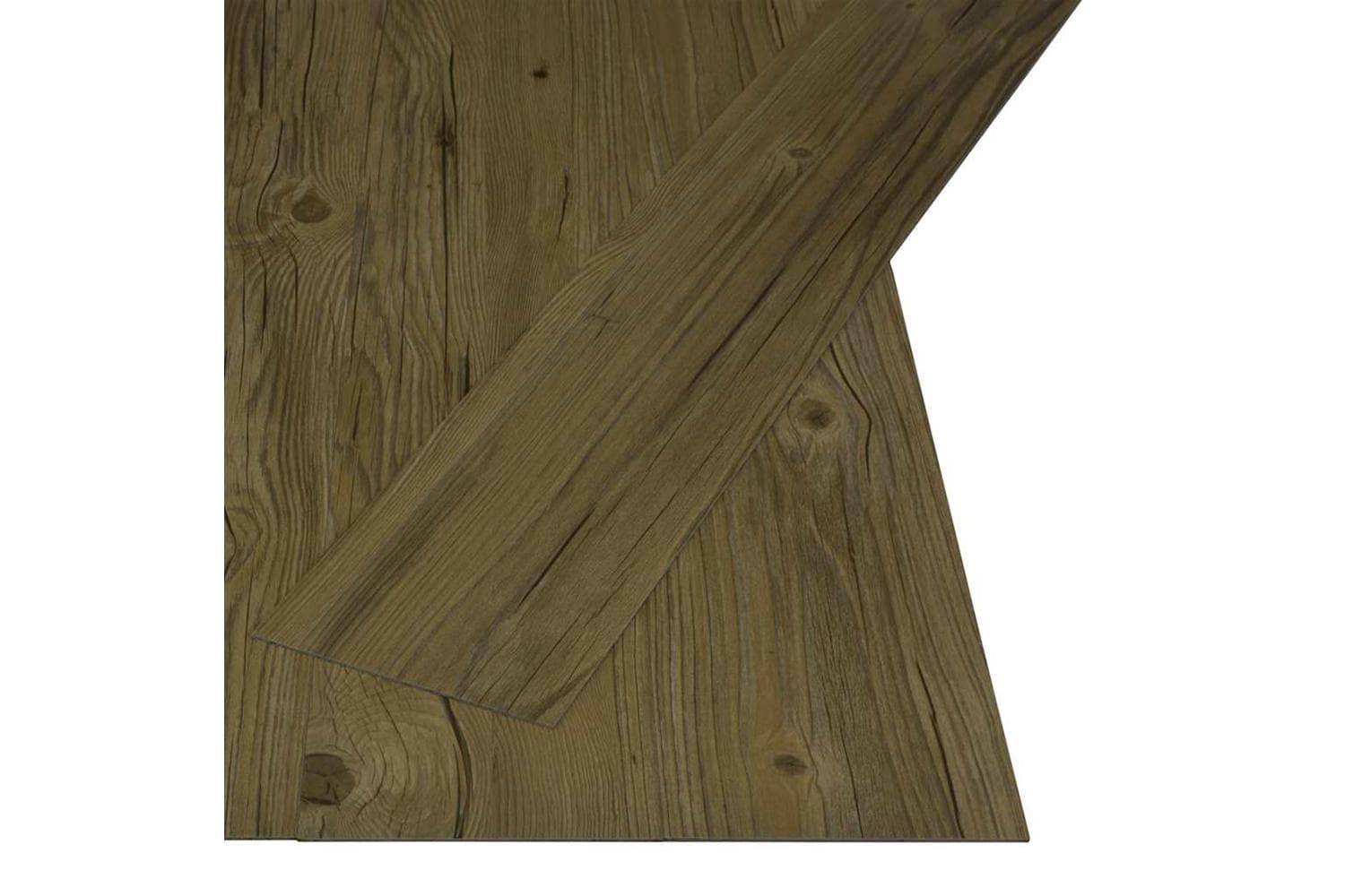 Vidaxl Self-adhesive Flooring Planks 4.46 Sq M 3 Mm Pvc Brown