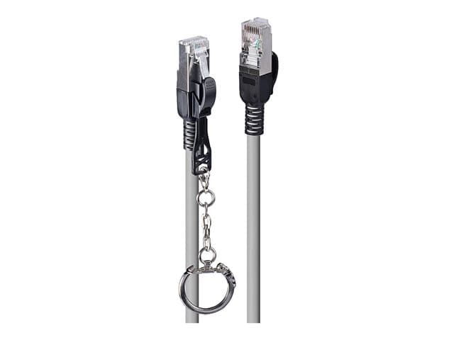 Lindy - patch cable - 3 m - grey