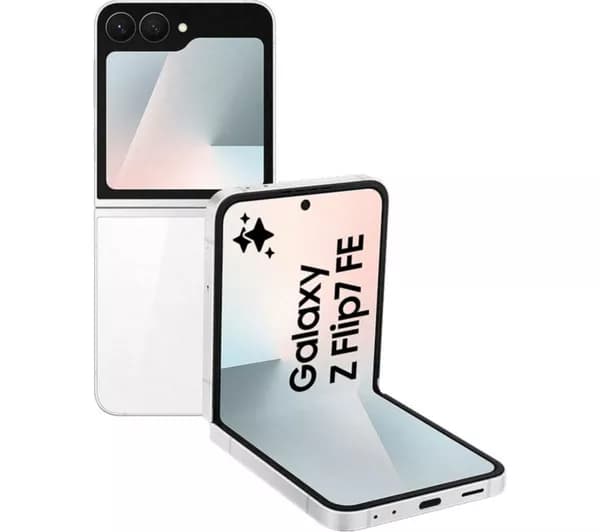 SAMSUNG Galaxy Z Flip7 FE - 128 GB, White