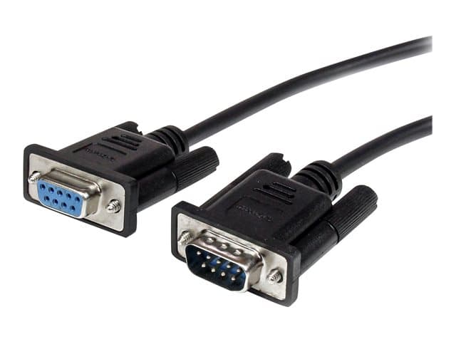 StarTech 3m Black Straight Through DB9 RS232 Serial Cable
