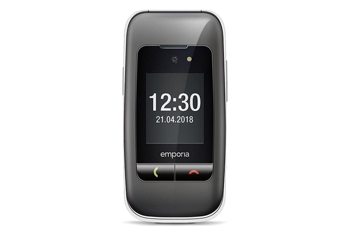 Emporia One | Flip Phone | Silver Space Grey