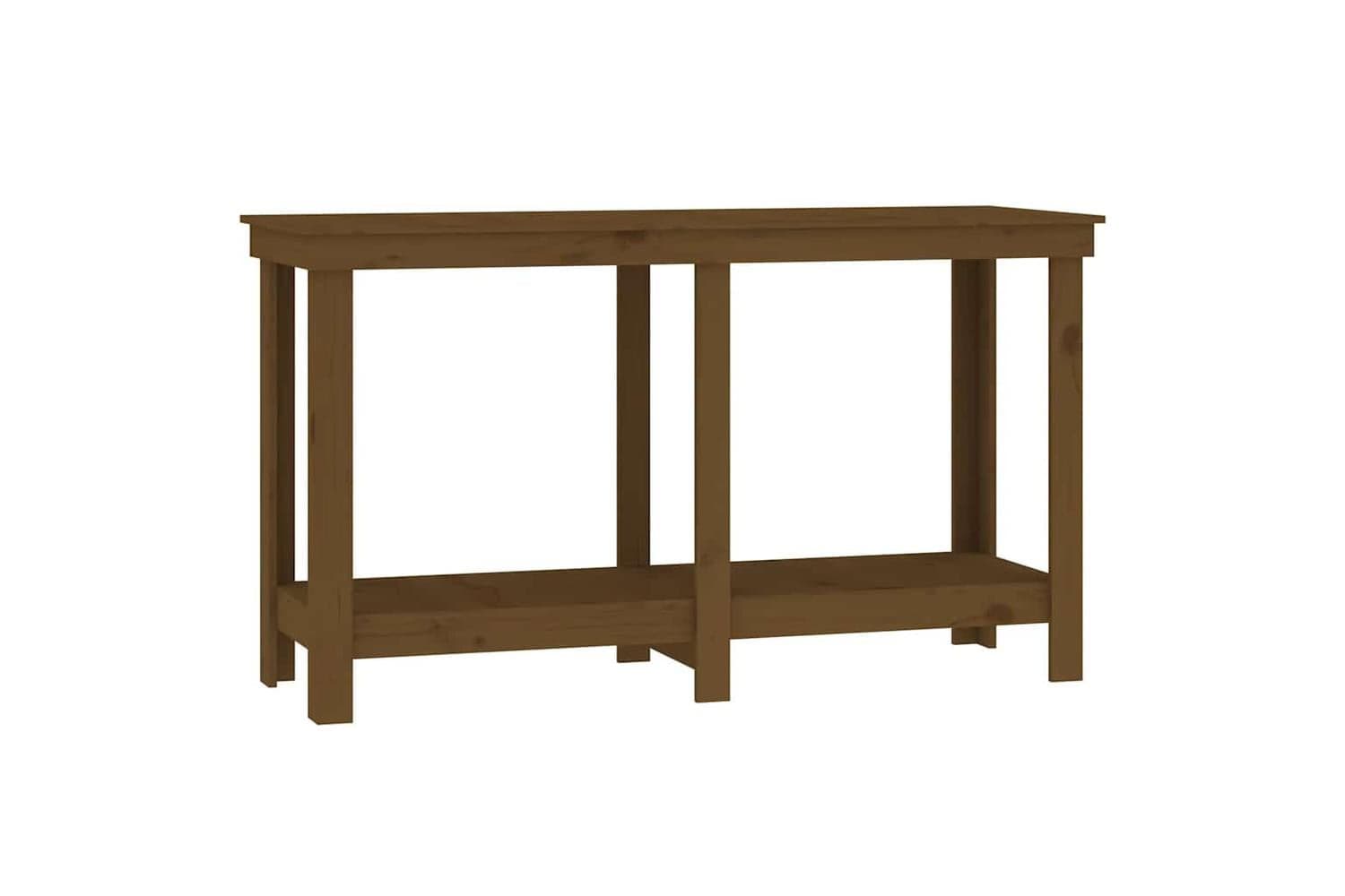 vidaXL 822509 Work Bench Honey Brown 140x50x80cm Solid Wood Pine