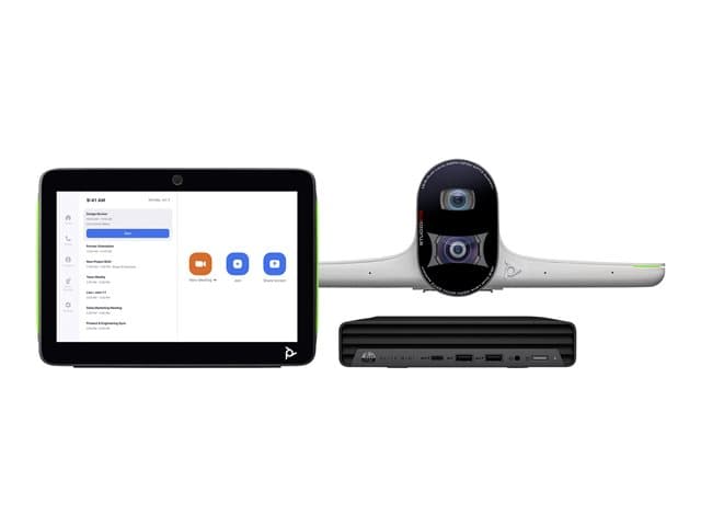 HP - Poly Studio Large Room Bundle - for Zoom Rooms - video conferencing kit - power adapter included