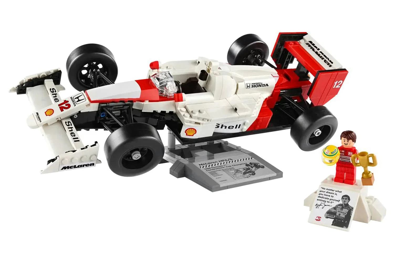 Lego McLaren MP4/4 & Ayrton Senna Building Toys Set
