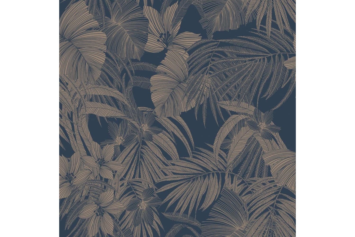 Dutch Wallcoverings 442583 Wallpaper Joelle Silver And Blue