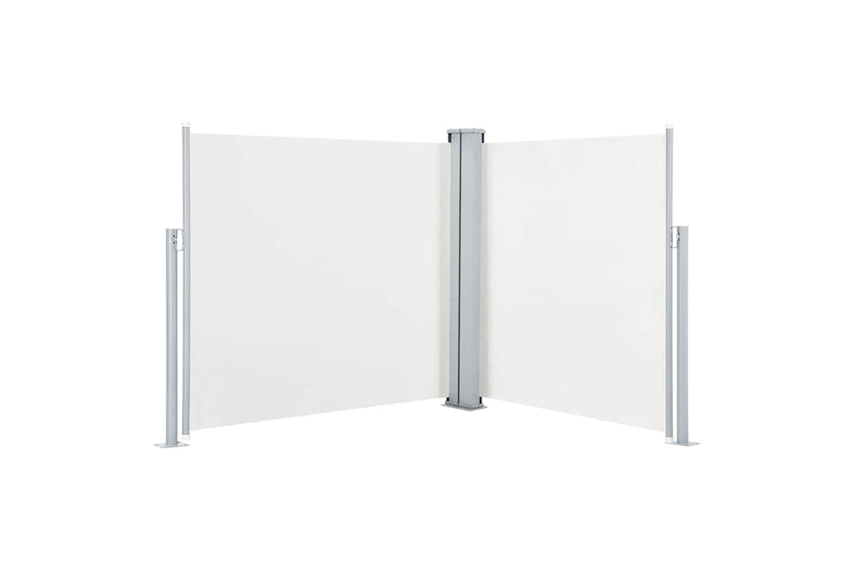 vidaXL 48443 Retractable Side Awning Cream 100x600cm