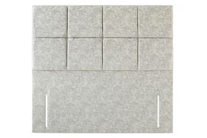 King Koil | Slaney Headboard | Double | 4ft6 | Silver