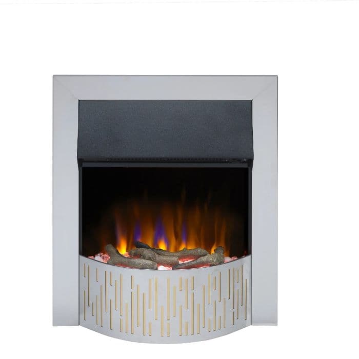 Dimplex Gorstan GST20CH, Optiflame Chrome Inset Electric Fire