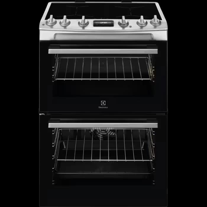 Electrolux LKI655200X 60cm Cooker with Induction Double Oven – Stainless Steel