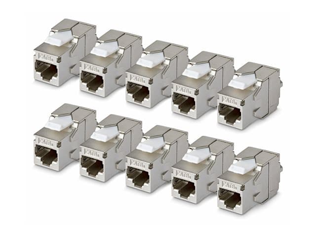 STARTECH.COM - Startech keystone jack - shielded, 180°, toolless - TAA Compliant