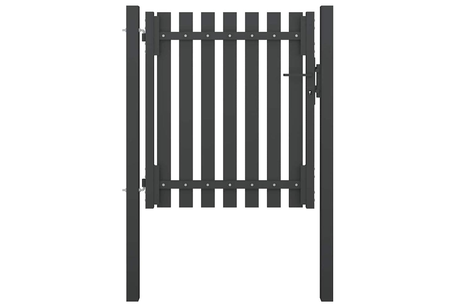 Vidaxl 146327 Garden Fence Gate Steel 1x1.25 M Anthracite