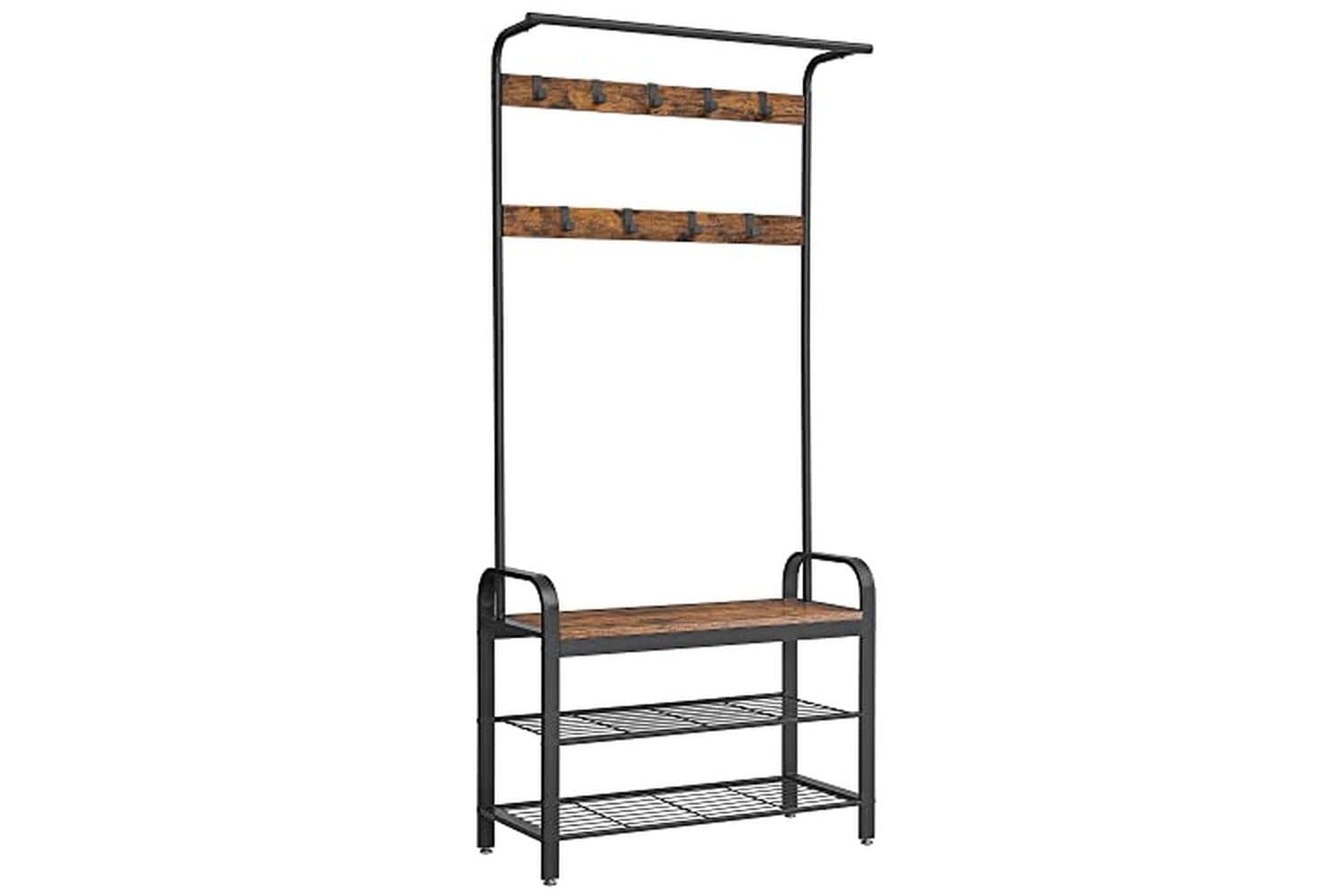 Vasagle Clothes Horse | Clothes Storage & Organiser | Metal & Wood | Standard Size