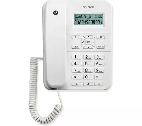 MOTOROLA CT202 Corded Phone - White