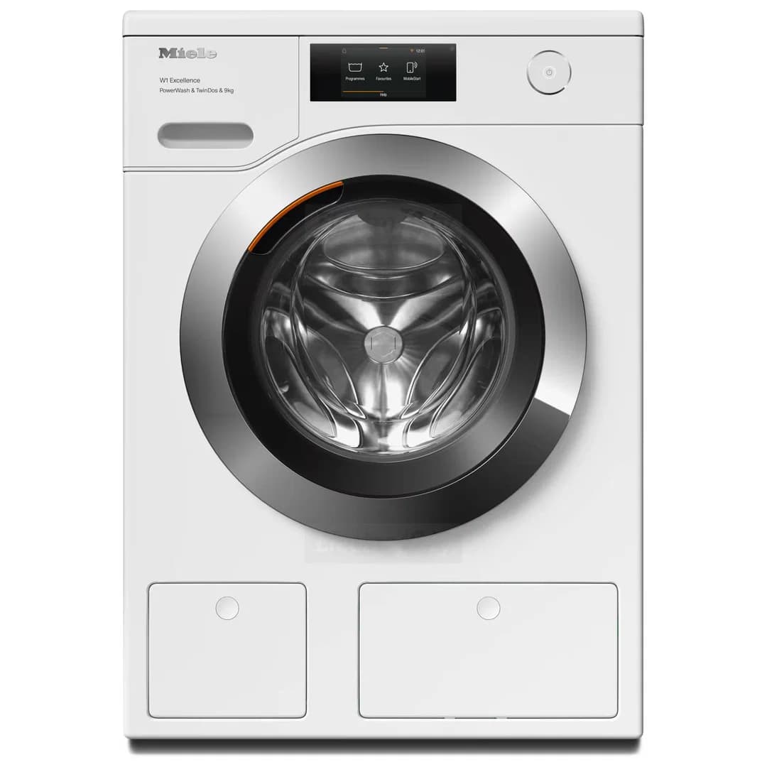 Miele WPS Freestanding 9kg 1600 Spin Washing Machine | Lotus White