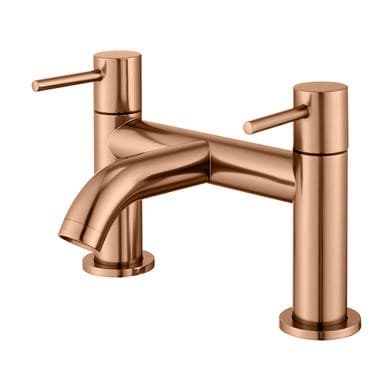 Satin Bronze Bath Mixer Tap - Arissa