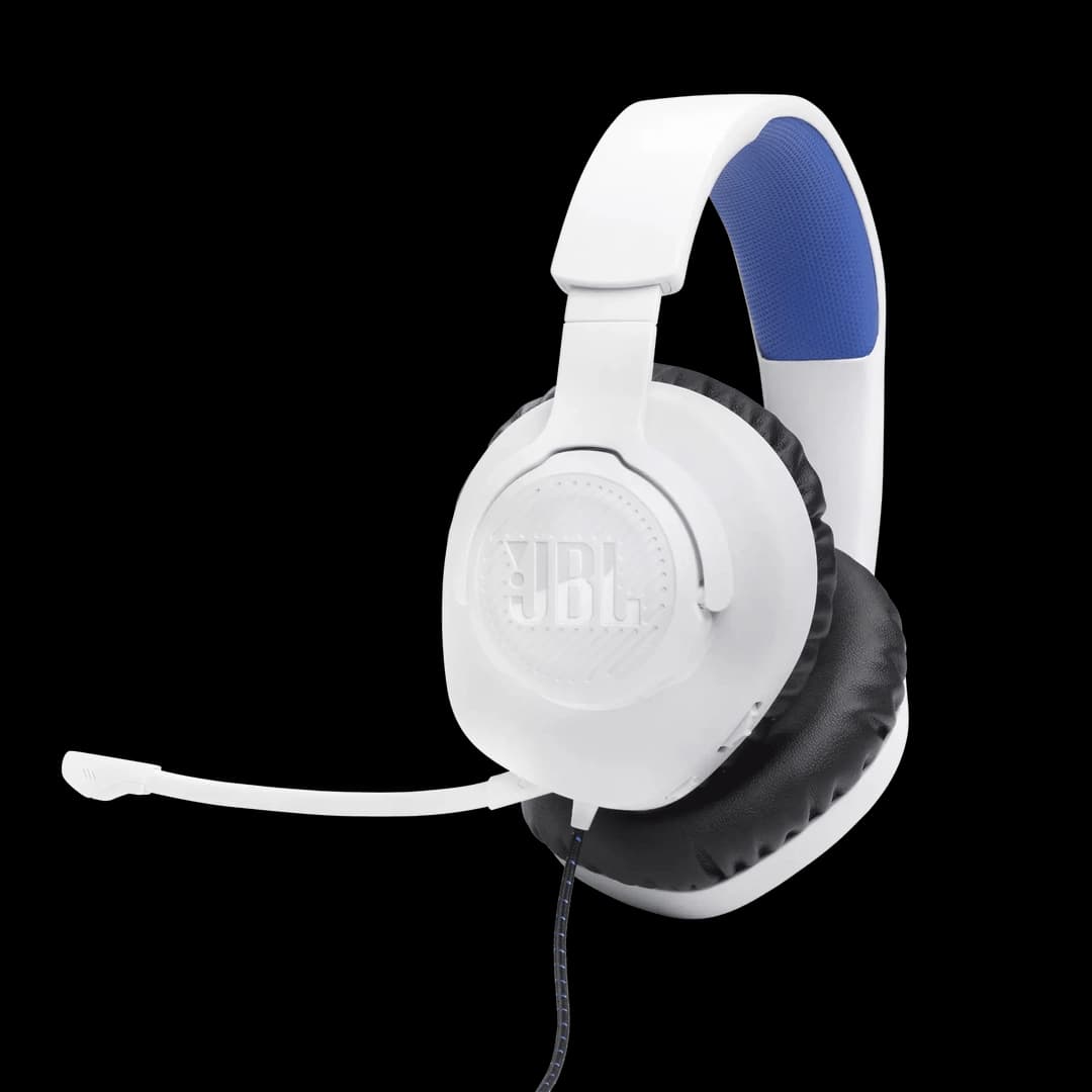 JBL Quantum 100P Console Gaming Headset | White