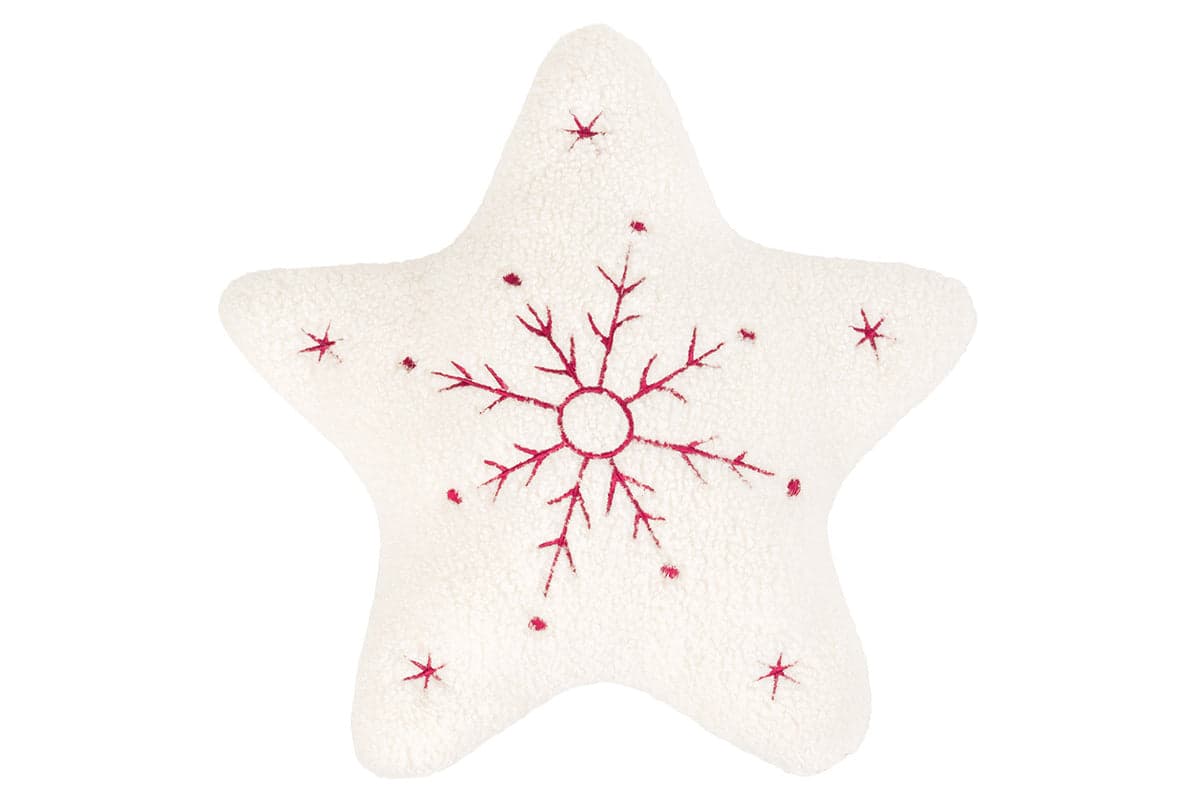 Shaped Cushion Star | White | 36 x 36 cm