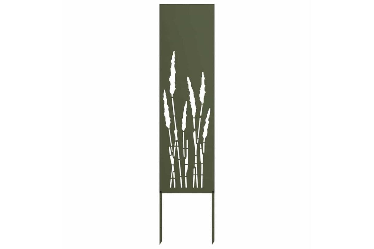 Garden Privacy Screen Olive Green 32 X140cm Cold-rolled Steel
