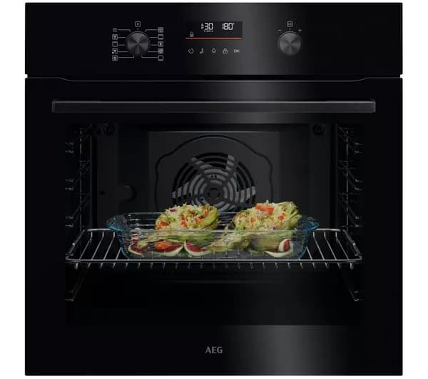 AEG OU5PB40SK Electric Pyrolytic Oven - Black