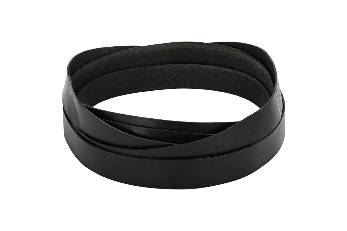 Vidaxl Leather Strap 1 Black 200 X 25 Cm Leather