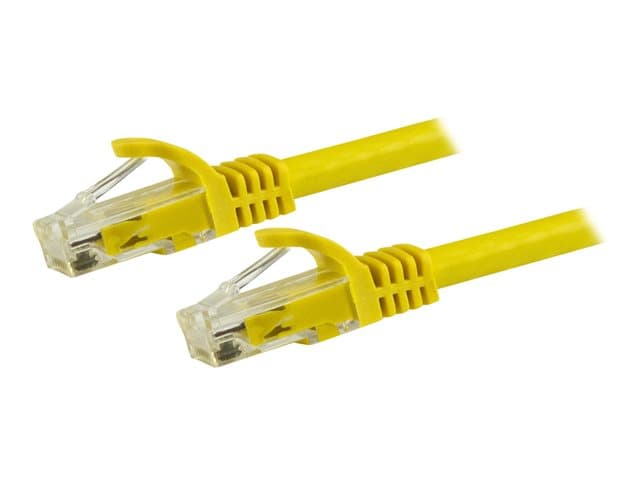 STARTECH.COM - Startech 15m CAT6 Ethernet Cable, 10 Gigabit Snagless RJ45 650MHz 100W PoE Patch Cord, CAT 6 10GbE UTP Network Cable w/Strain Relief, Yellow, Wiring is UL Certified/TIA - Category 6 - 24AWG (N6PATC15MYL) - patch cable - 15 m - yellow