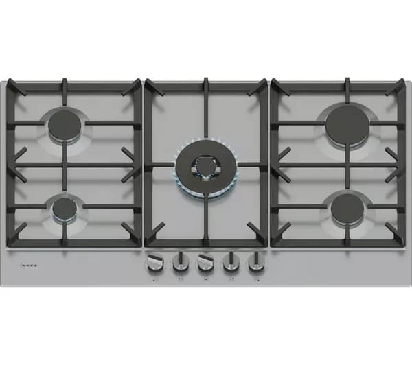 NEFF N70 T29CIR8N0 90 cm Gas Hob - Stainless Steel