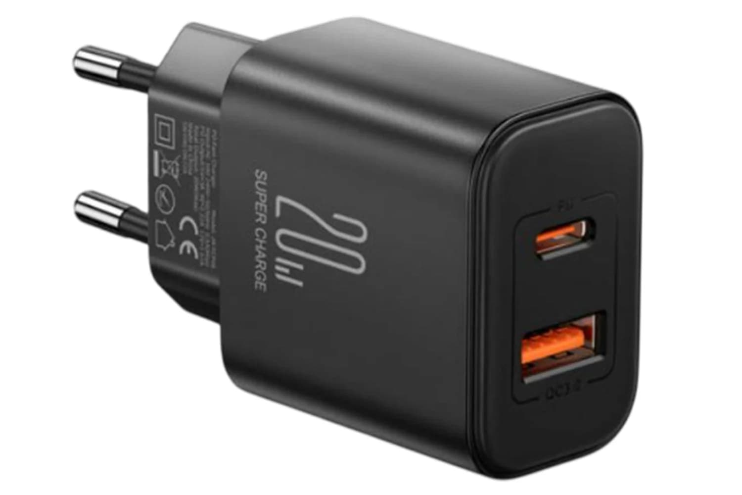 Joyroom 20W PD Dual Port Fast Charger + USB-C to Lightning Cable | Black