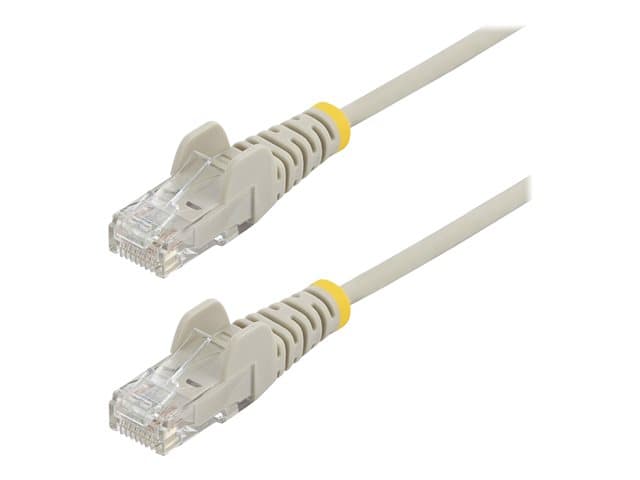 STARTECH.COM - Startech 3m Slim LSZH CAT6 Ethernet Cable, 10 Gigabit Snagless RJ45 100W PoE Patch Cord, CAT 6 10GbE UTP Network Cable w/Strain Relief, Grey, ETL, Low Smoke Zero Halogen - Category 6 - 28AWG (N6PAT300CMGRS) - patch cable - 3 m - grey